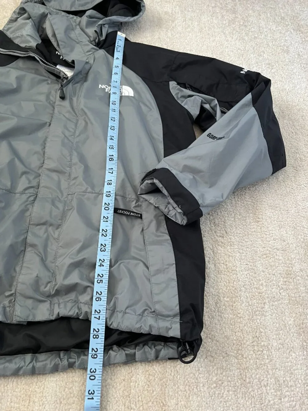 The North Face gray black